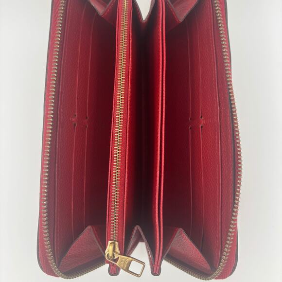 Louis Vuitton Zippy Wallet Empreinte Leather Red ✨ - Picture 3 of 9